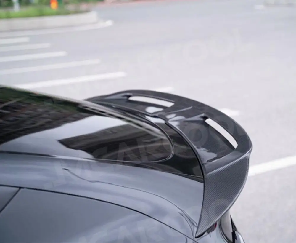 

JCHEY Carbon Fiber Rear Trunk Spoiler Rear Duckbill Lip Wing For Tesla Model Y FRP Auto Boot External Decoration Car Accessorise