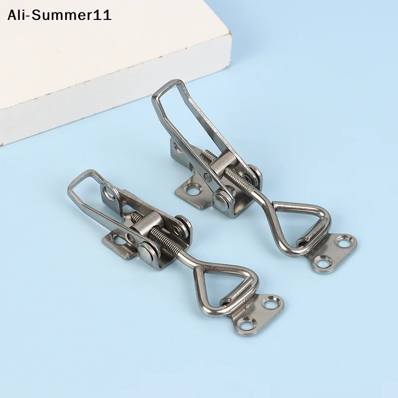 【W11】1 Stück 304 Edelstahl-Klemmklampe, Deckverschluss, Bootszubehör, Schrankverschluss, Anti-Rassel-Schnappverschluss, Klemme, Marine-Verschluss
