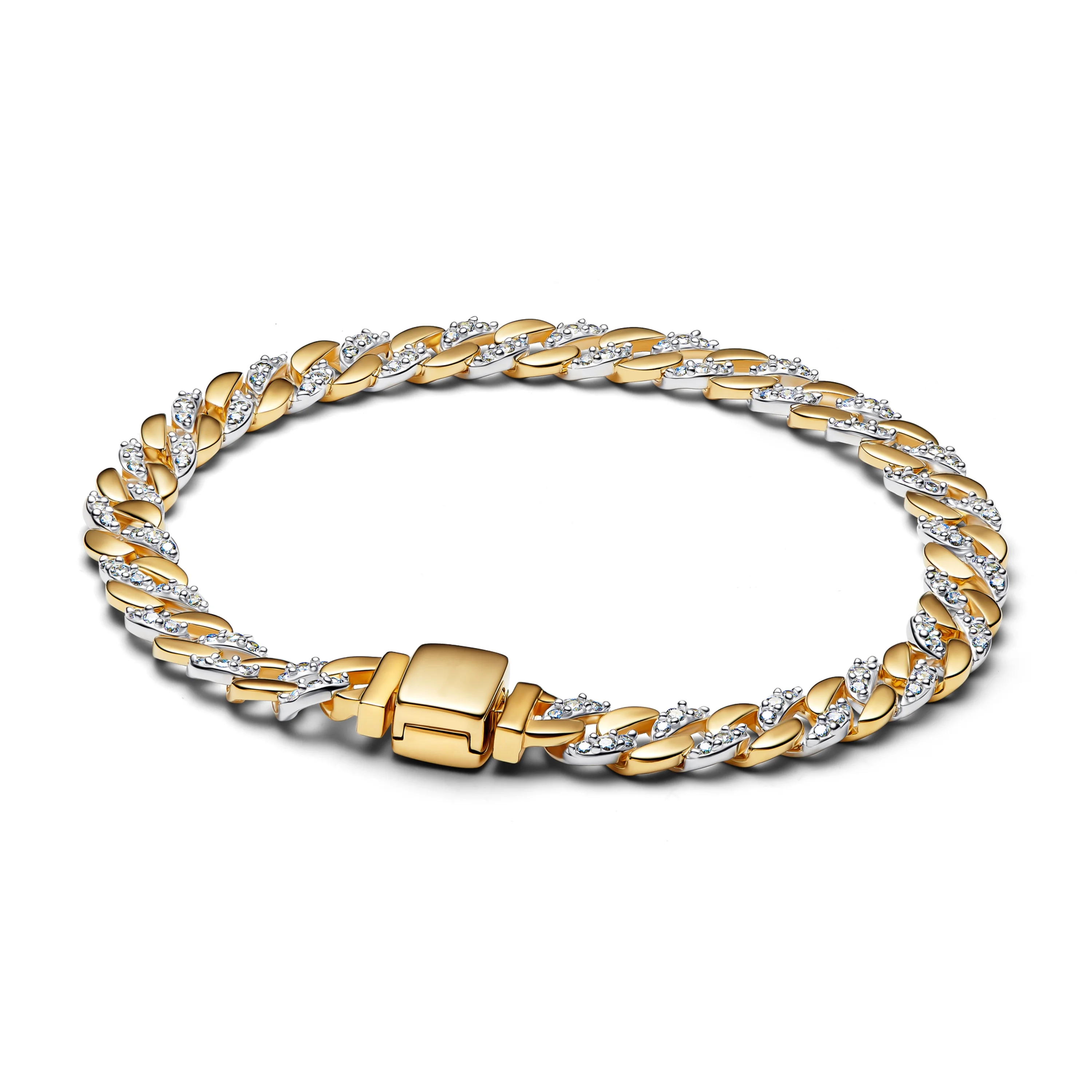 Rundes Armband aus 925er Silber mit Zirkonia, Damenarmband, Maria Idéa Armband, Festtagsarmband, Edles Schmuckarmband, Geschenke – Detail 5