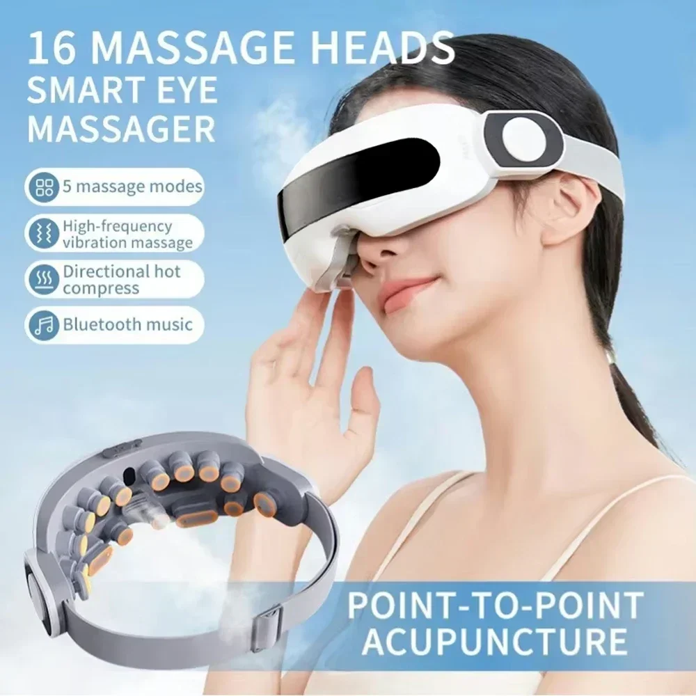 

Eye Massage Instrument Vibration Heating Eye Massage Instrument Relieve Eye Fatigue Atomization Sleep Eye Care Beauty Health