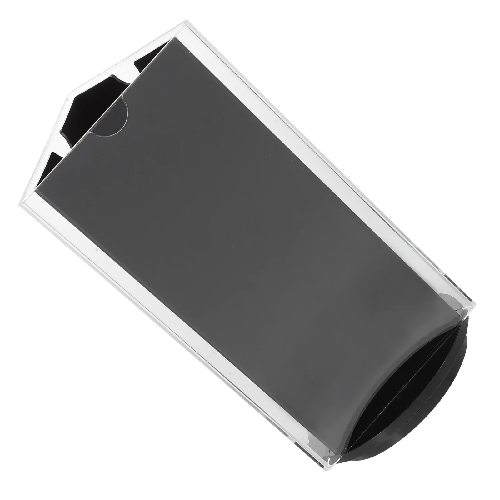 Restaurant Acrylic Sign Holder Rotating Menu Display Stand Tabletop Paper Holder for Banquet Exhibition Counter