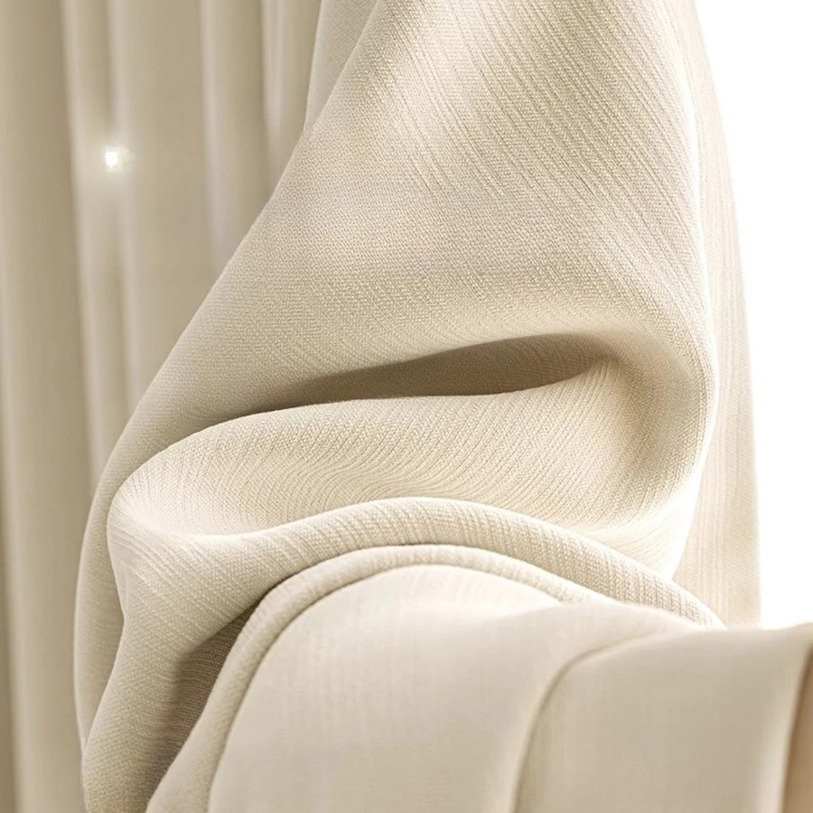 

2025 New Fully Blackout Double-sided Cashmere Chenille High-end Feeling Bedroom Curtains Balcony Living Room Shaoxing Keqiao