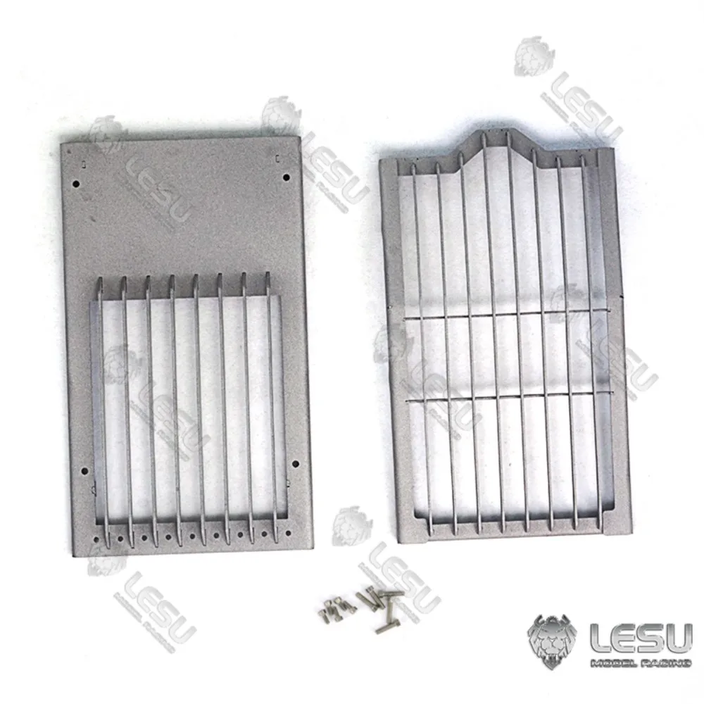 LESU Metal Protective Fences Of Cabin Parts For 1/14 RC 374 Excavator DIY Model Outdoor Toys TH16934