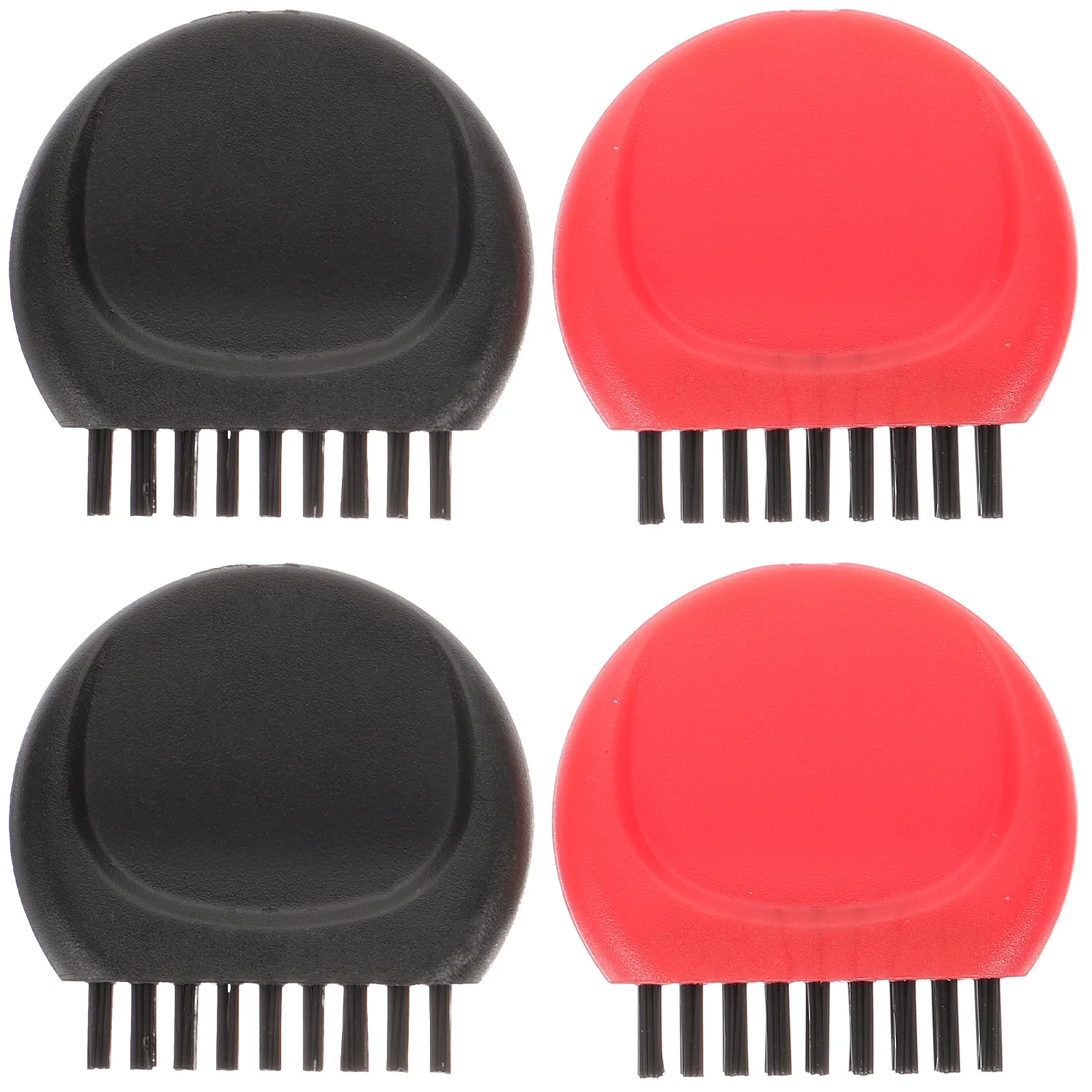 

4pcs Golf Cleaning Brush Portable Red Black Fingers Cleaner Lightweight Tool Golfer Gift Plastic Nylon
