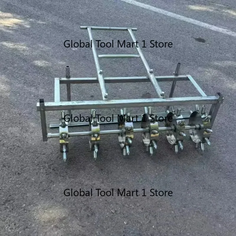 Double Handle Garlic Planter Adjustable 3 4 5 6 Row Planter for Large Scale Agriculture