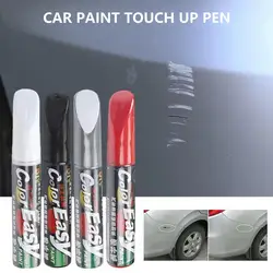 Bolígrafo de reparación de arañazos de coche, pincel a juego de colores de pintura automotriz, bolígrafo de pintura de relleno de llantas automotrices, 4 colores, 12ML
