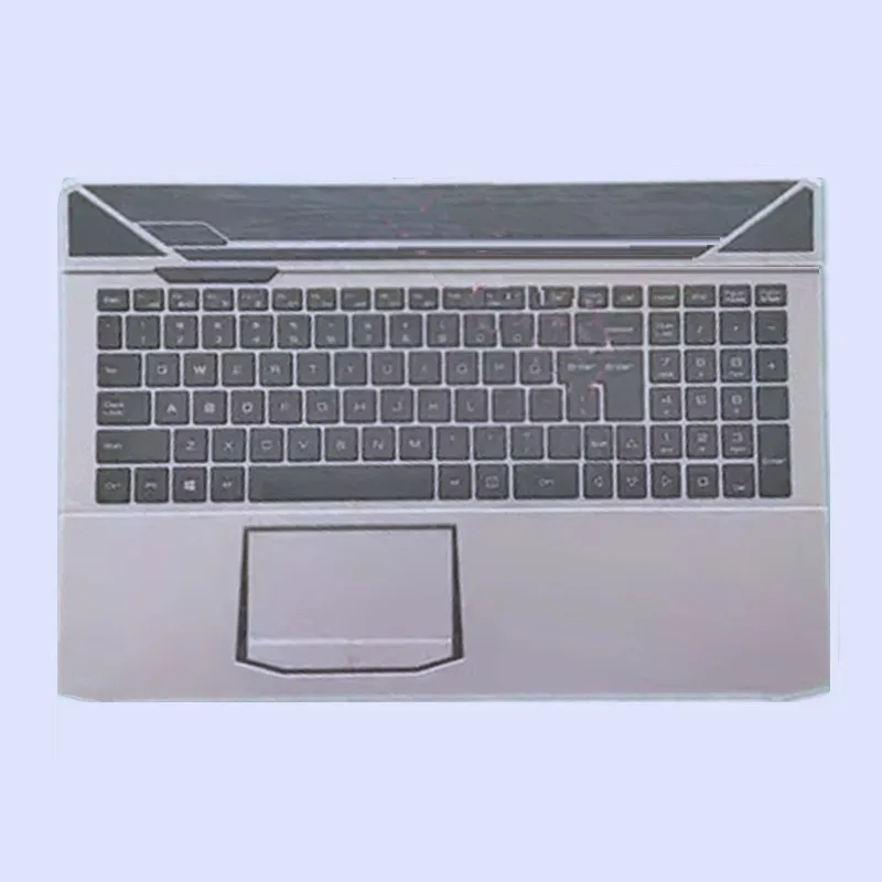 

For Maibenben Black Hei Mai I7 Feng Mai X/S Laptop Palmrest Upper Case with UK Language Keyboard