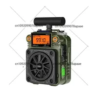 Suitable for Radio Enthusiasts! HanRongDa HRD 777 Full-Band Mini Radio Receiver, Stereo Sound, Metal Case & Bluetooth