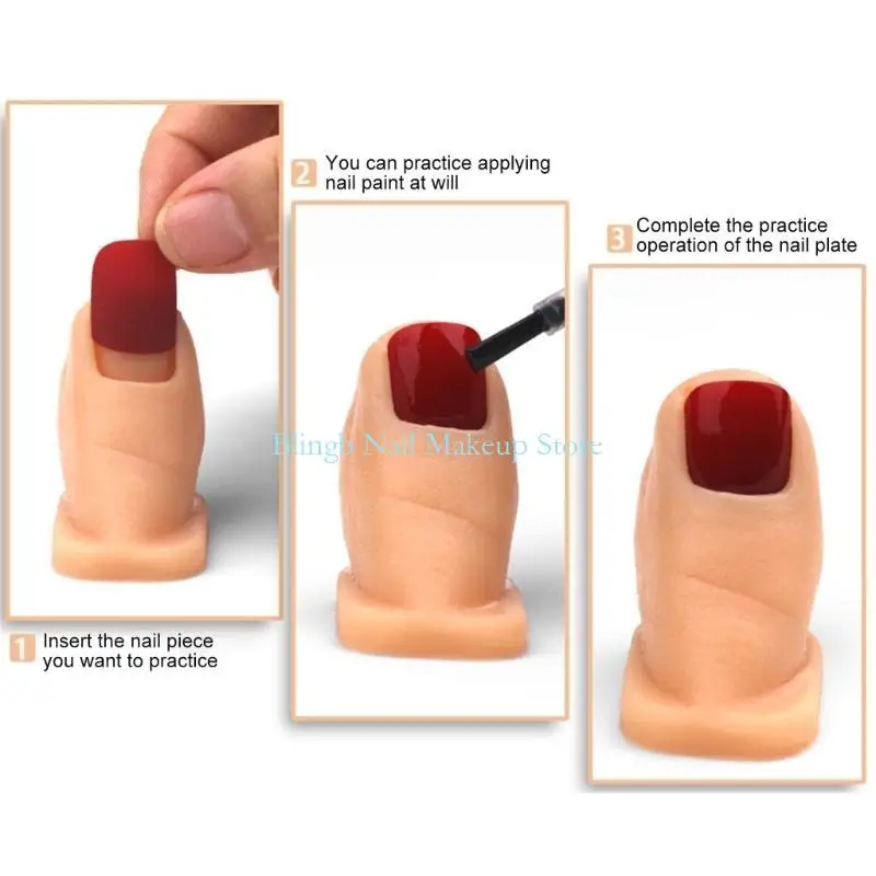 

28TA Realistic Textured Toe Sculptures For Nail Technician Students And Salon Practice