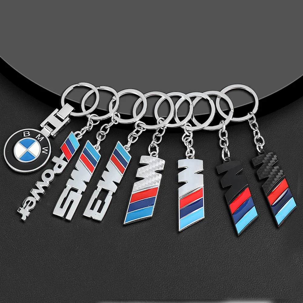 Car Keyring Keychain Auto Logo Key Holder for BMW M Power Performance M3 M5 X1 X3 X5 X6 E46 E39 E36 E60 E90 Car Accessories