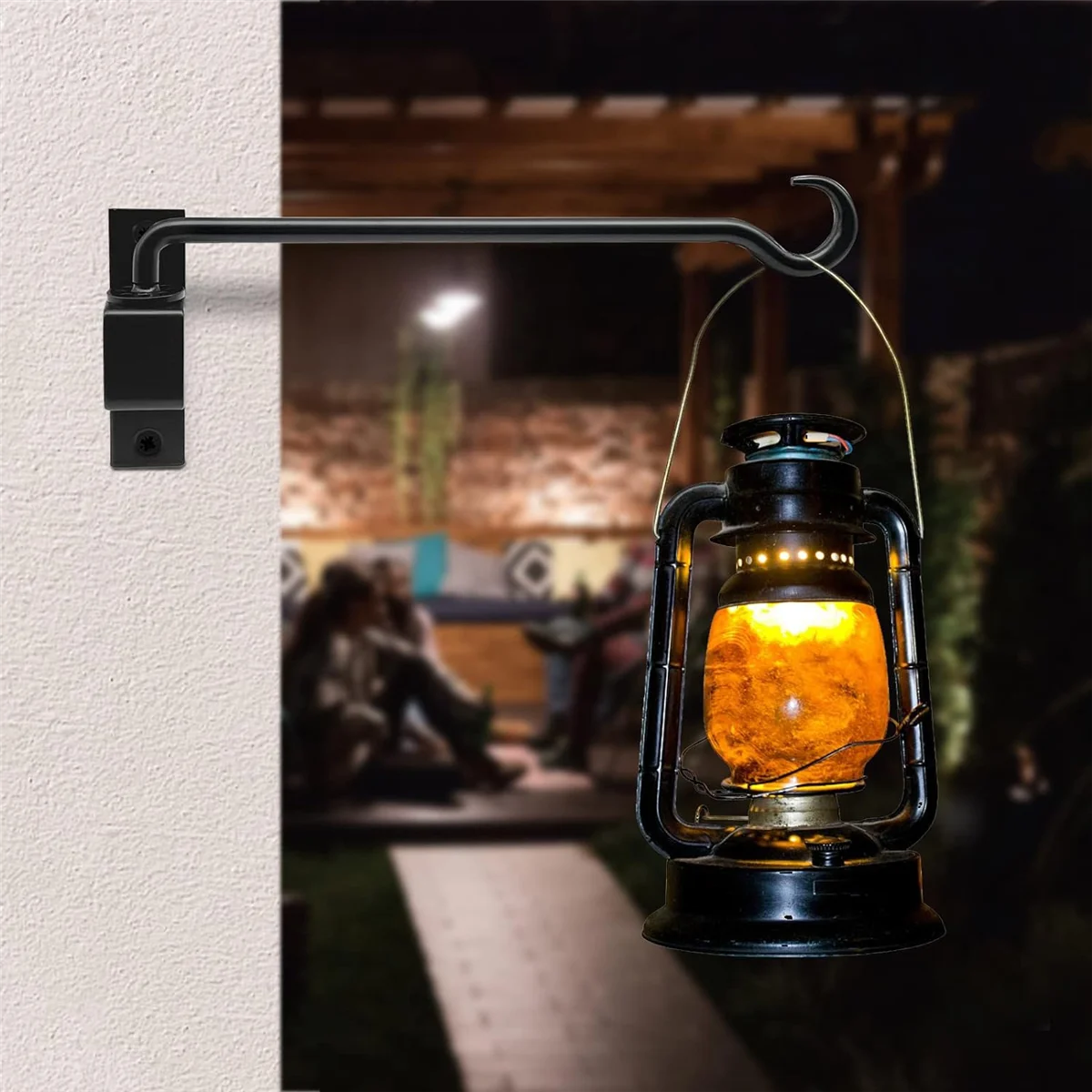 Swivel Heavy Duty Planta Pendurado Gancho, Suporte para Cestas De Flores, Panelas, Alimentador De Pássaros, Ao Ar Livre, 2 Pacote, 16"
