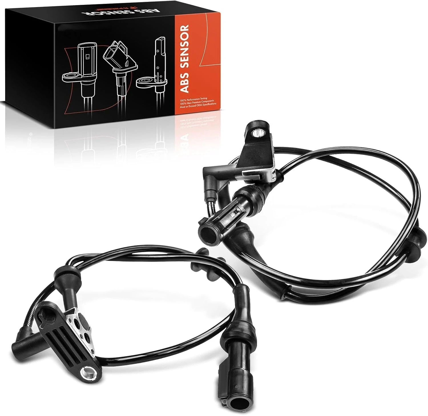 

Rear Driver & Passenger ABS Wheel Speed Sensor Ford Models Explorer 2006-2010 Explorer Sport Trac 2007-2009 Mountaineer;2-PC Set