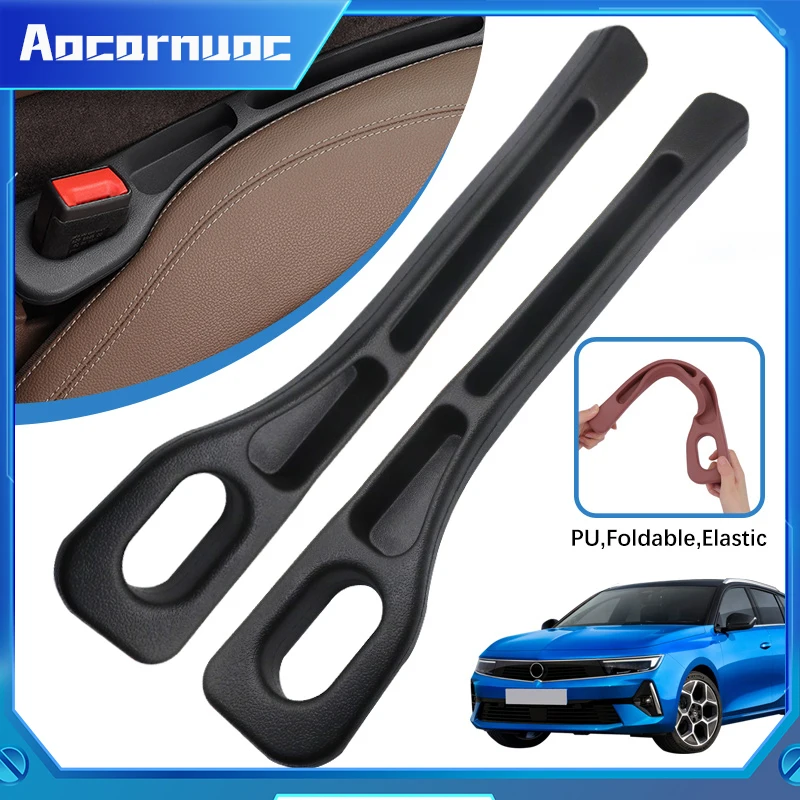 Para opel vauxhall etc corsa d e astra g h j k mokka insignia assento de carro gap enchimento entre assentos fenda decoração acessórios