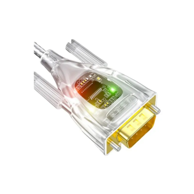 Stecker DB9 Pin mit FTDI FT231 Chipsatz USB a 2.0 zu RS232 Seriell Konverter Adapterkabel 2M