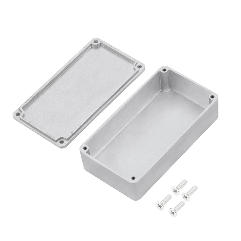 4PCS 1590B Guitar Pedal Enclosure Aluminum Diecast Stomp Box Case Toggle Switch Box 112X61x32mm