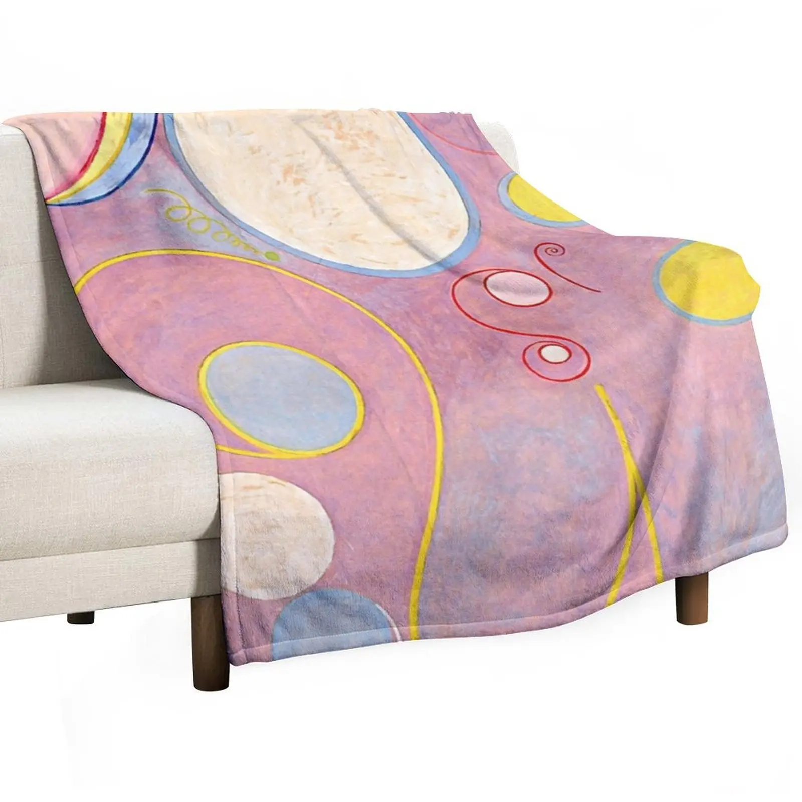 Hilma af Klint The Ten Largest, No. 08, Adulthood, Group IV Throw Blanket Sofas Soft Beds Blankets