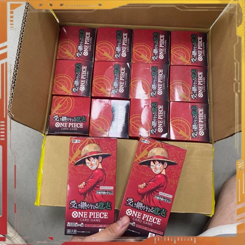 

В наличии Bandai Genuine One Piece Card OP13 Японская версия The Will To Inherit Luffy Соломенная шляпа OPCG Коллекционная карта Игрушки в подарок