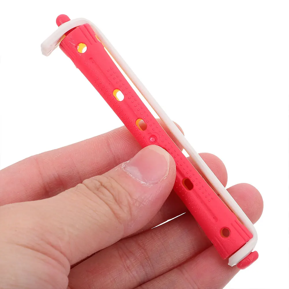 

24 Pcs Hair Perm Rods Double Color Jumbo Curlers Versatile Fine Workmanship Home Salon Use Non Electric Styling Tool for Wavy