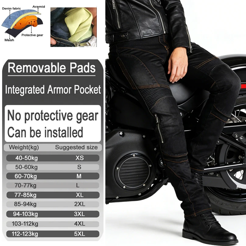 pantaloni-da-moto-estivi-neri-per-donna-in-kevlar-resistenti-all'abrasione-antivento-per-guida-su-terreni-accidentati-con-tasche-per-protezioni-protezioni-non-incluse-032