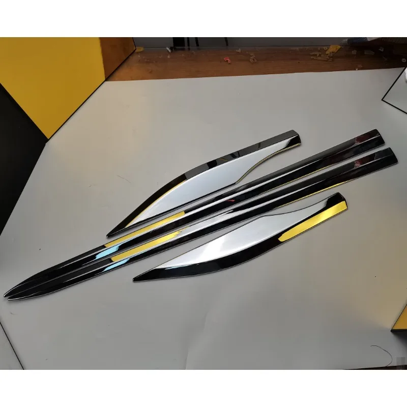 

2017 2018 2019 2020 2021-2023 For Toyota CHR C-HR XA10 Chrome car door trim body anti chafing protective trim Car Accessories