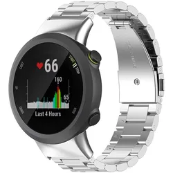 High-end Stainless Metal Steel Strap For Garmin Forerunner 45 45S Garmin Swim 2 Smart Watch Band Replacement Bracelet Correa