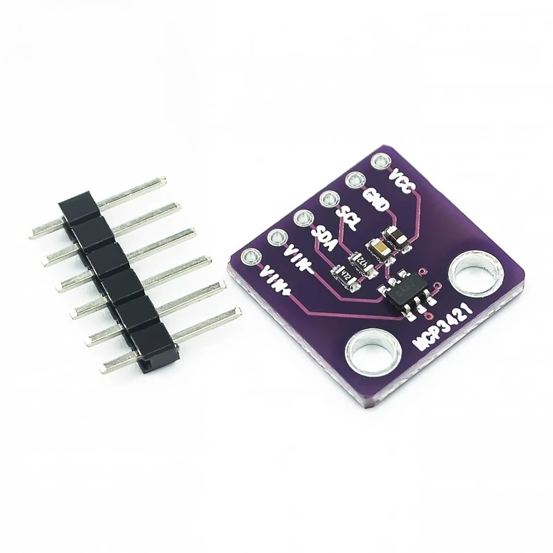 MCP3421 I2C SOT23-6 delta-sigma ADC Evaluation Module Board For PICkit Serial Analyzer Module GY-MCP3421