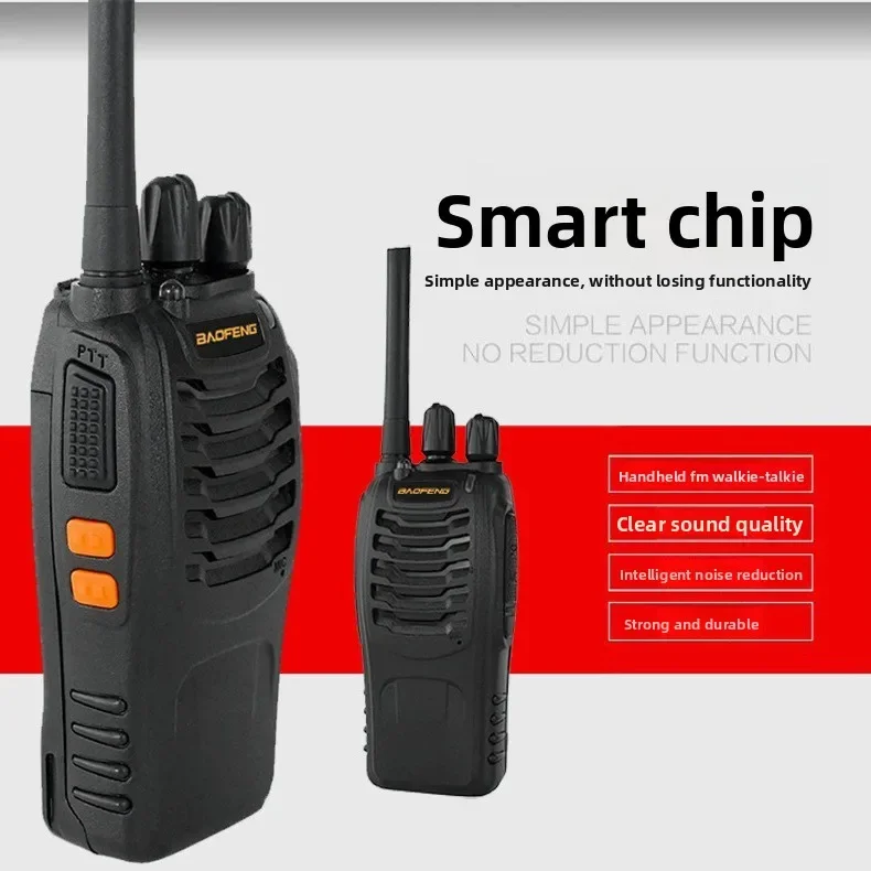 Practical bestseller BAOFENG  BF-888H Walkie Talkie Type-C USB Charging Long Range Outdoor Portable Radio