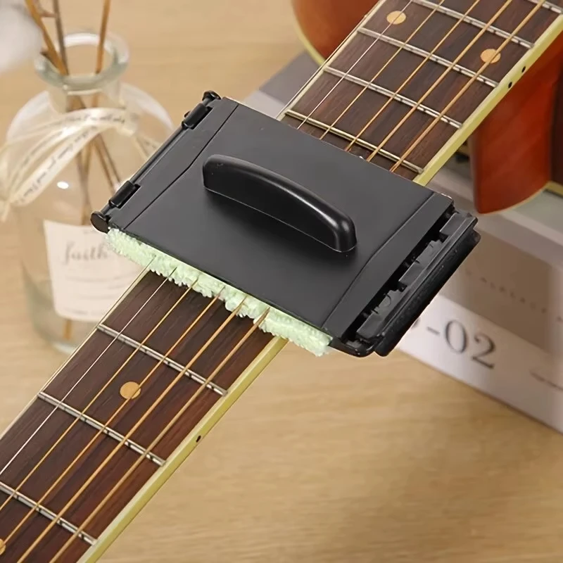 Miwayer Limpador de Cordas de Guitarra e Ferramenta de Pano para Limpeza de Escala para Manutenção e Cuidado de Violinos, Baixos, Ukuleles e Guitarras Elétricas
