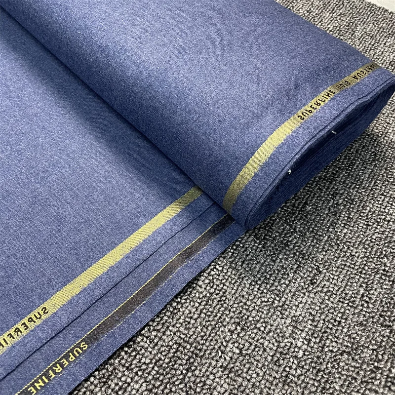 1/1.5/3.5 Meters High-end Worsted All-wool Suit Fabrics Thickened Flannel Suit Fabric By The Meter Autumn  Winter Pants Fabric