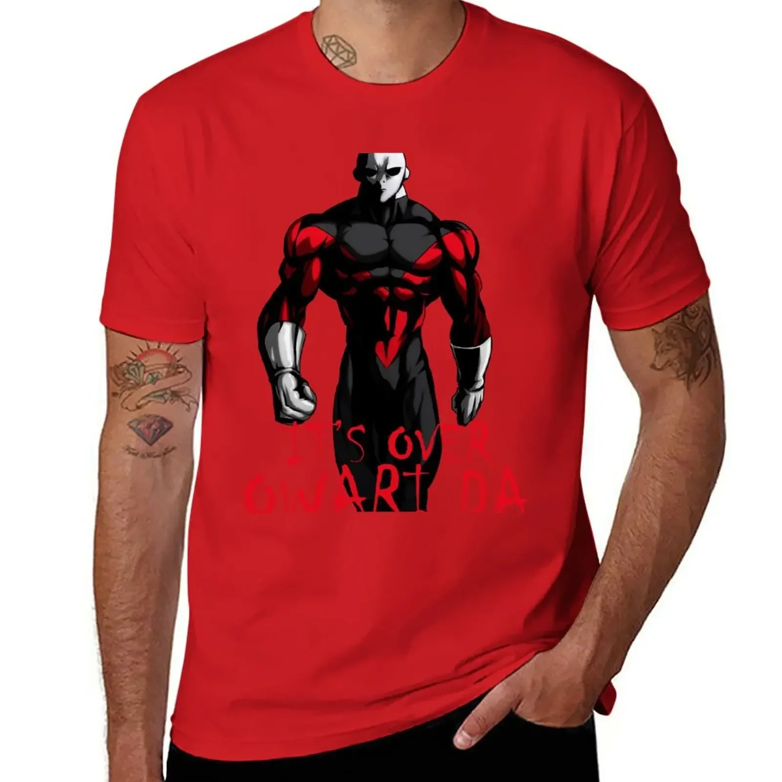 owari da Jiren T-Shirt Blouse anime heavyweights fitted t shirts for men Short Sleeve Outfits vintage mens designer clothes