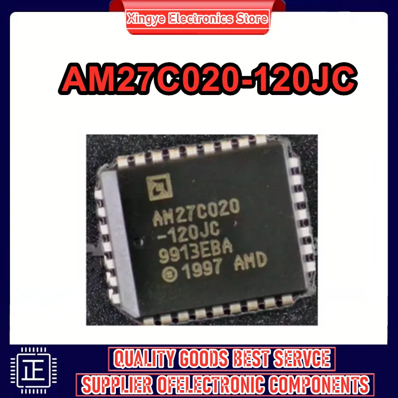 

5 шт. AM27C020-120JC AM27C020 EPROM, 256K x 8, 32-контактный, пластик, PLCC