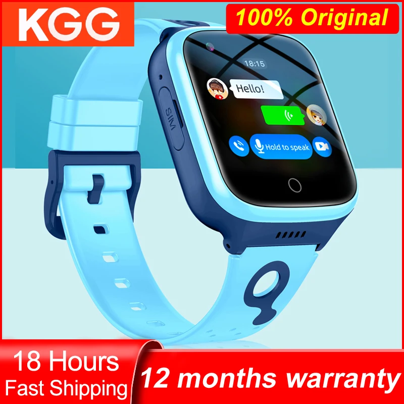 4G Kids Smart Phone Watch With 1000mAh Big Battery Video Call GPS SOS Location Call Back Monitor Smart Clock Children Gifts