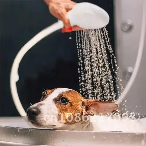 

Pet Dog Cat Shower Head Bathroom Multi-function Tap Spray Head Toilet Bath Sprayers Drains Strainer Water Shampoo baths Tool 1pc