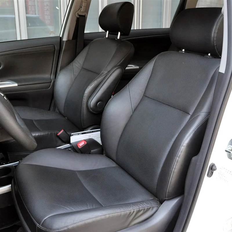 

For Toyota Wish 2007 2008 2009 2010 2011 2012 2013 Seat Cover Accessories Cowhide &PVC Leather 7 Seats Support Cushion 20PCS/Set
