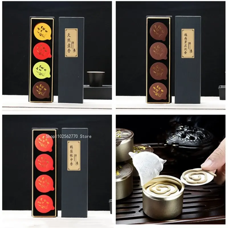 

40pcs Non-stick Powder Pan Incense Sandalwood Aloes Small Jar Incense Gift Box DIY Home Bedroom Aromatherapy To Improve Sleep