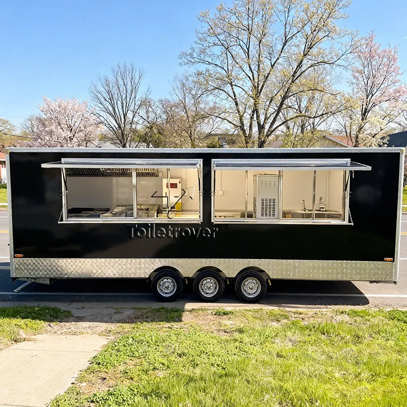 

Custom Fast Food Truck Trailer Commercial Mobile Food Trailer Full Kitchen Food Truck Cheapest Food Truck or Trailers
