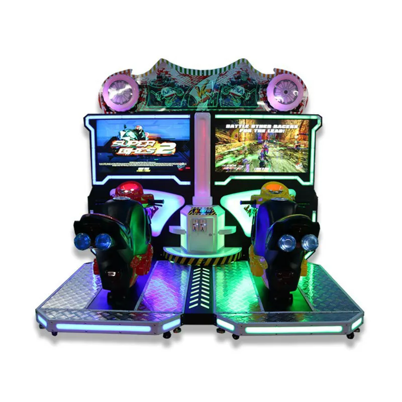 Two Player Coin Operated 32 Inch Simulator Arcade Racing Car Game Machine