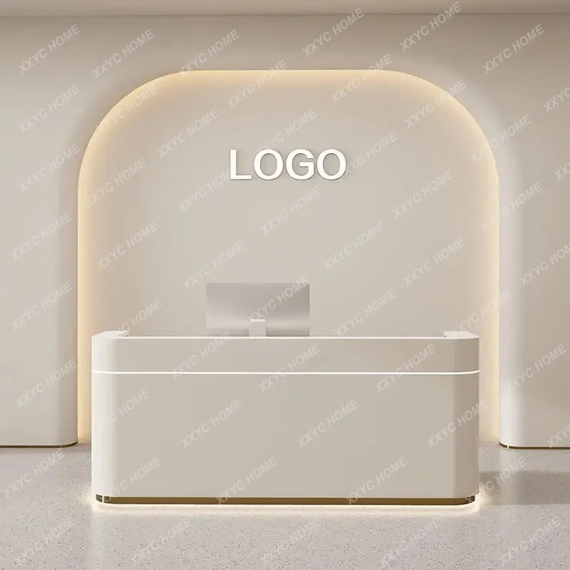 XXLuxury Modern Reception Desks Business Service Counter Elegant Reception Desks Design Welcome  Office Furnitu