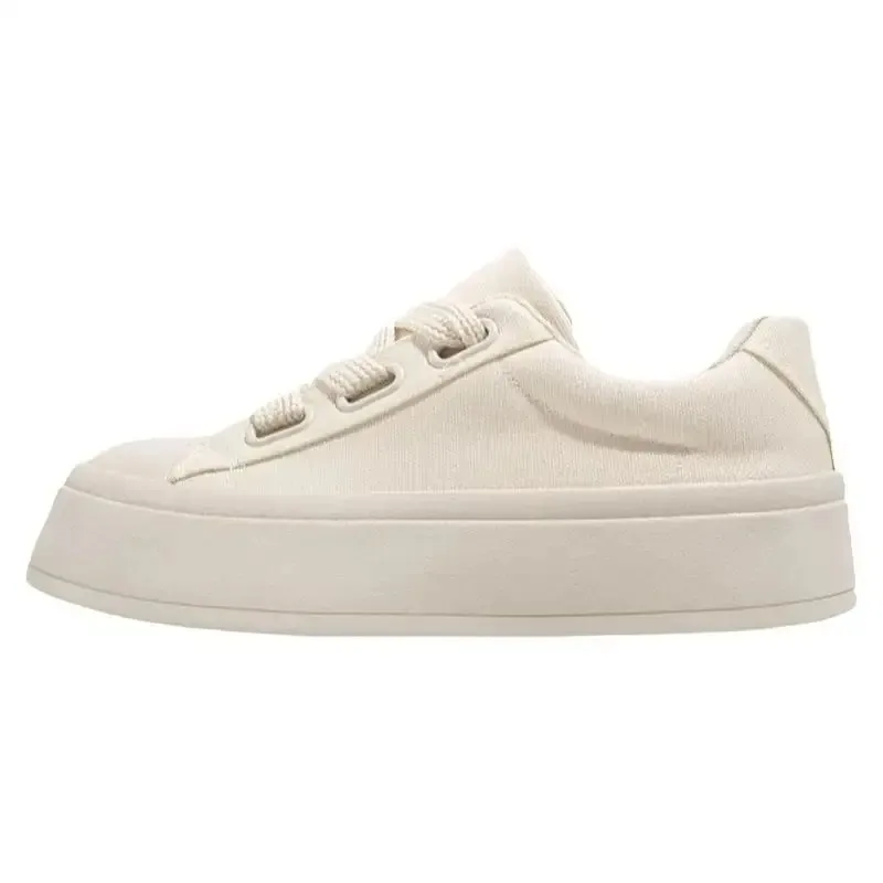 New white women's shoes for summer, niche casual board shoes, multifunctional student canvas shoes, Instagra