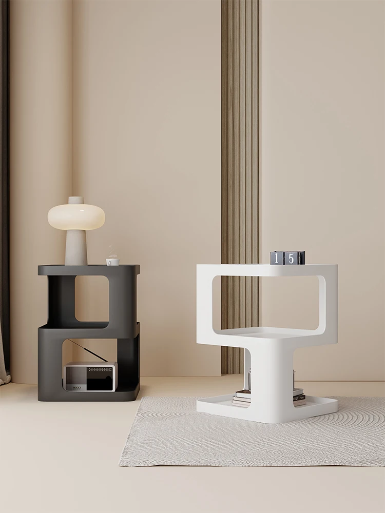 

Modern simple and luxurious side table, sofa side cabinet, living room 5555 creative bedside table, Nordic mini table