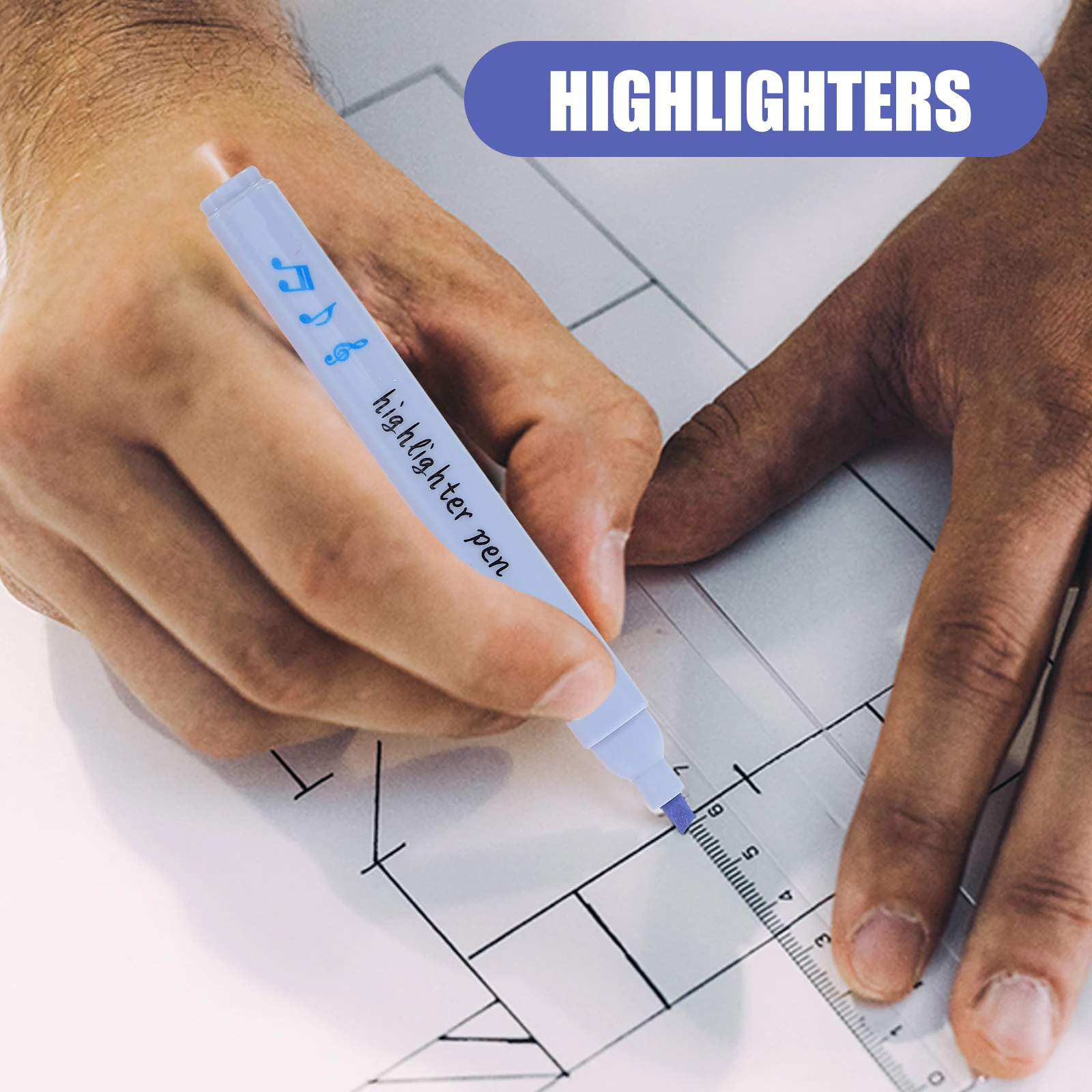 12 قطعة من أقلام التحديد اللطيفة على شكل مخلب القط باستيل المرح للنساء، مستلزمات مكتبية للمدرسة والمكتب #6