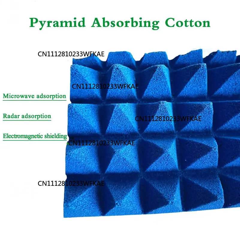 Cone Cotton Pointed Absorbing Microwave Radar Automobile Electromagnetic Shielding Interference Darkroom Absorbing Foam Material