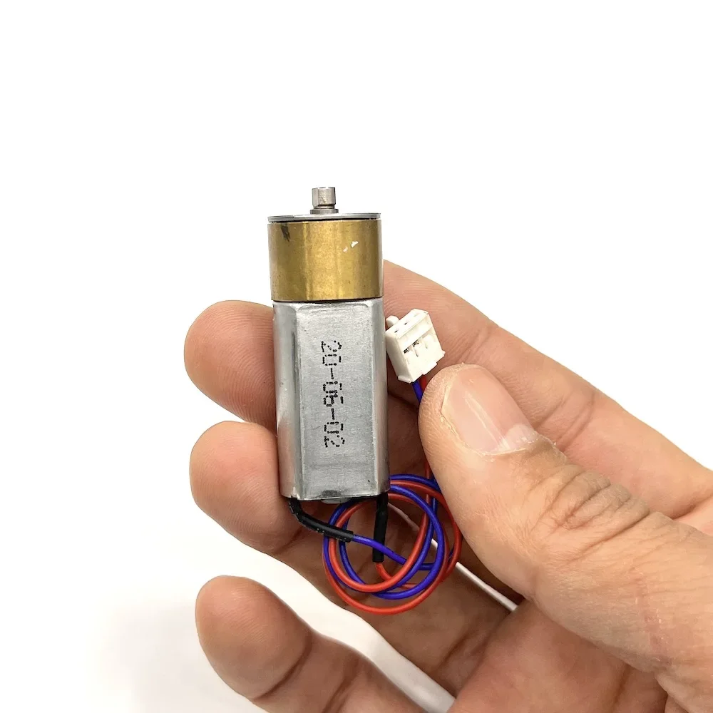 Precious 050 Full Metal Gearbox Gear Motor DC 3V 5V 6V 7.4V 155RPM Slow Speed Large Torque for Robot Smart Car Electric Locks