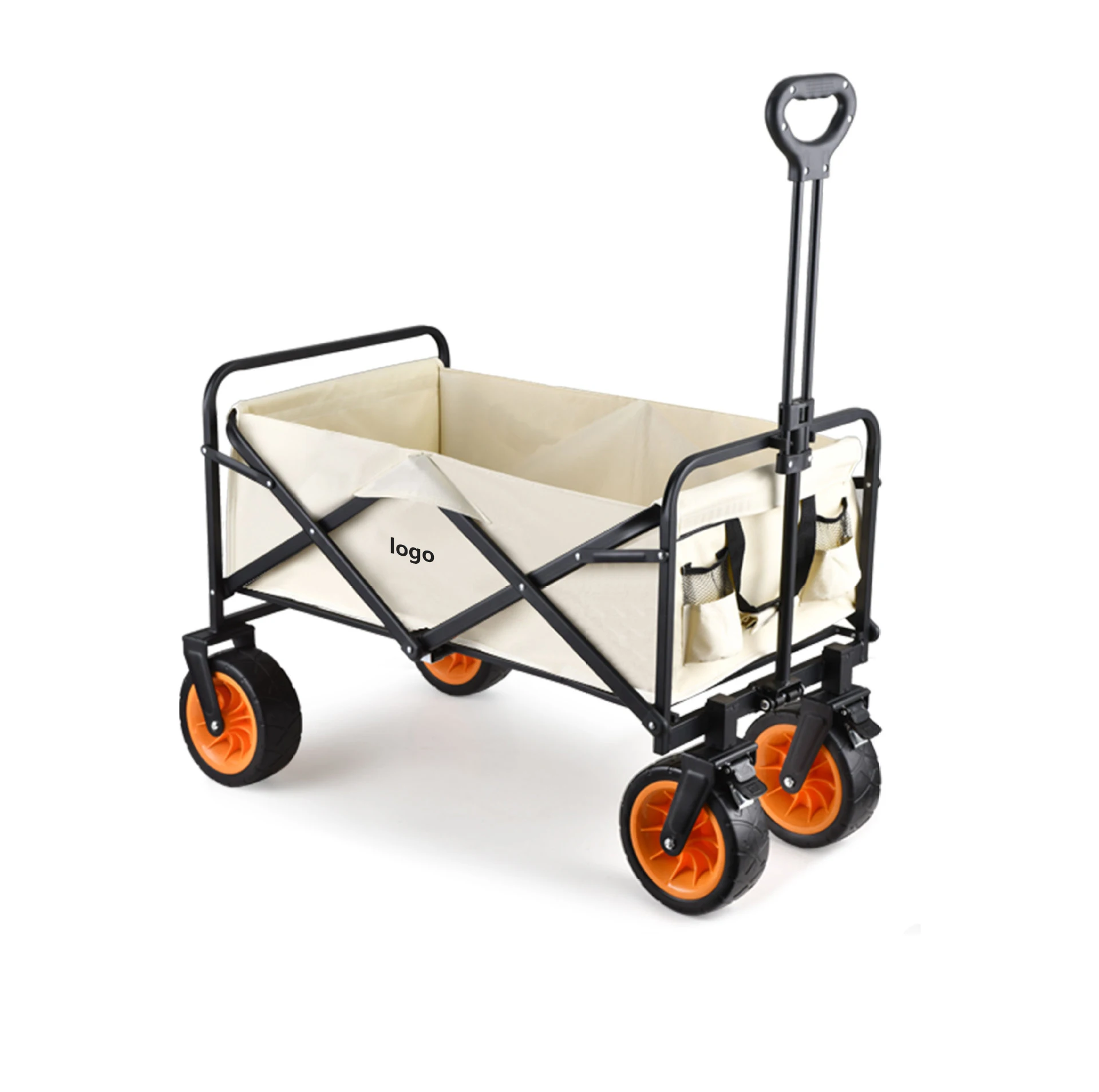 

Outdoor Garden Beach Trolley Fishing Folding Camping Cart Wagon Portable Shopping Tour Hand Luggage Cart Trolleys