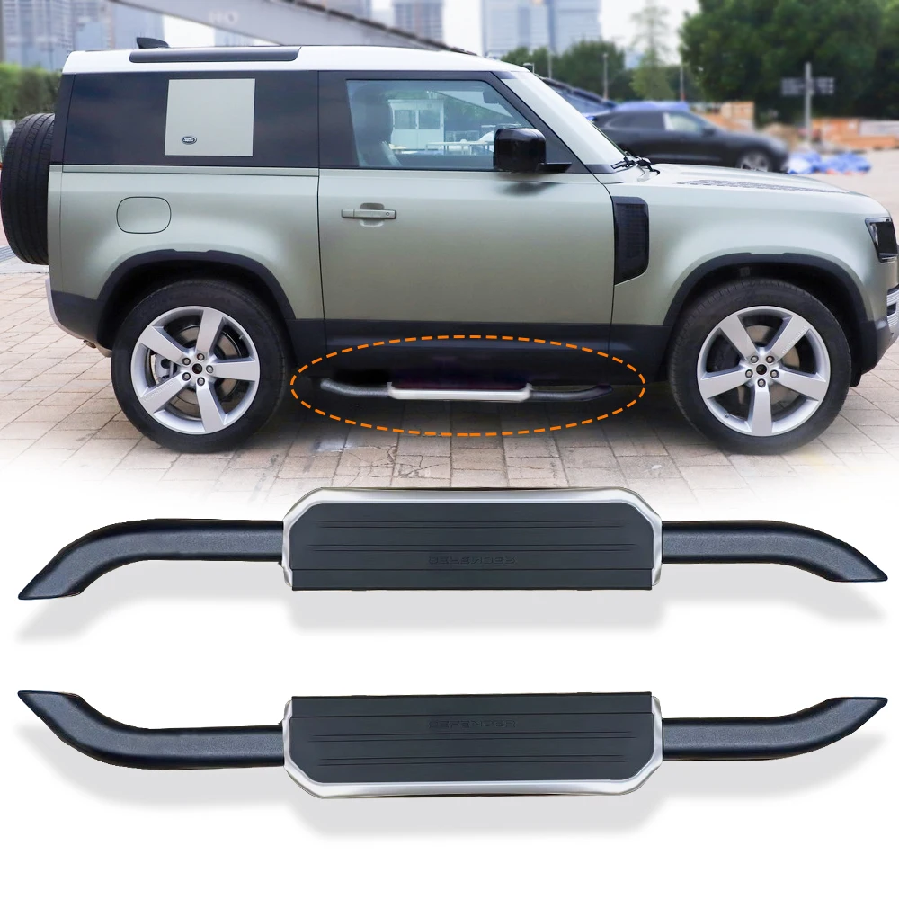Dream Car High Quality Aluminum Alloy Running Boards Side Step Bar For Defender 90 2020 2021 2022
