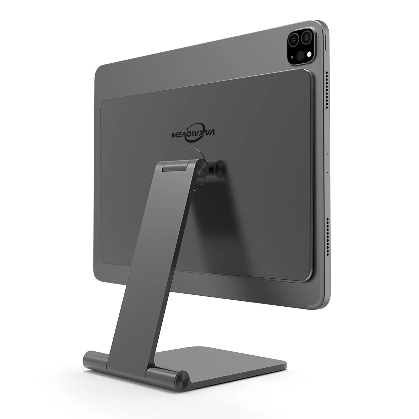 Go! Foldable iPad Magnetic Stand Tablet Holder Magnetic iPad Pro Stand Aluminum Rotation for iPad Pro 12.9/11 Inch iPad Air