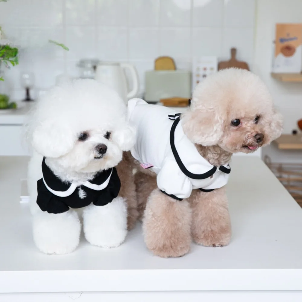 Pet Lapel Bottom Coat Dog Shirt Pet T-shirt Cat Dog Clothing Pet Clothing Teddy Clothing Pet Lining Top Puppy Clothes Dog Vest