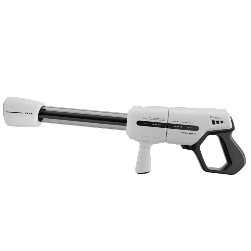 Pistola per cannone ad acqua estraibile a 15 fori, giocattoli da tiro a lungo raggio di grande capacità, giocattolo per giochi d'acqua alla deriva sulla spiaggia