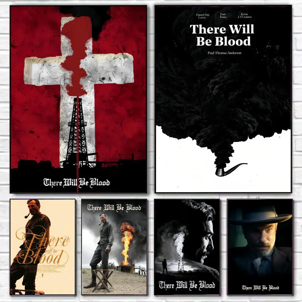 Movie There Will Be Blood Poster Stylish Wall Art Print for Living Room Bedroom Study Office Café Home Decor Modern Gift