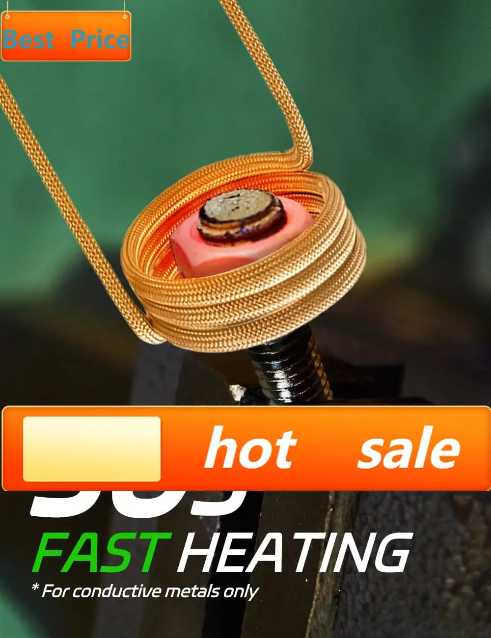 

hot-sellingMagnetic Induction Heater Kit - 1100W 110V Hand Held Automotive Heat Tool For Rusty Screw Removing with 8 Coils and B